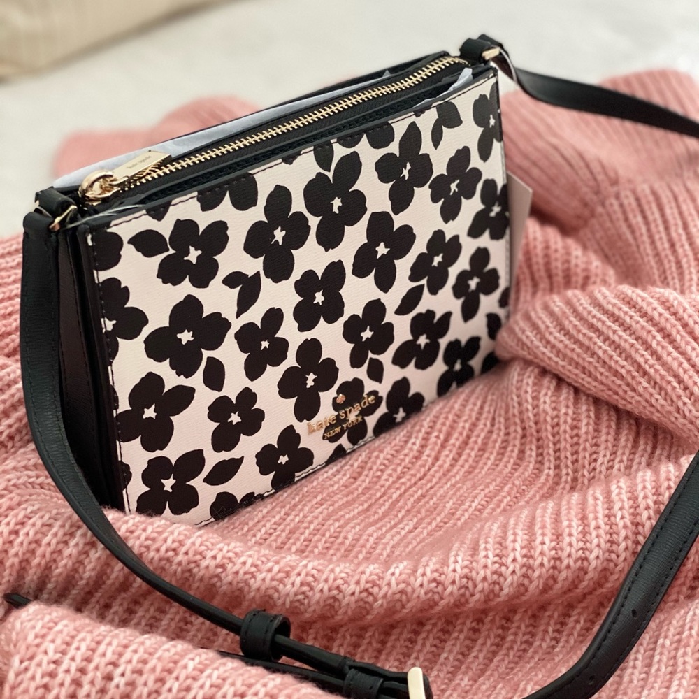 🆕 KATE SPADE | Floral crossbody Black & White